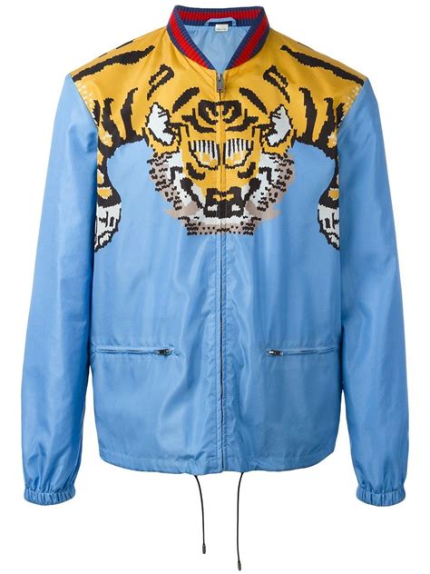 mens gucci bomber jacket|gucci tiger bomber jacket.